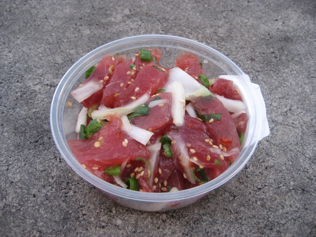 Ahi Onion poke