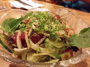 Ahi Poke Salad - $15