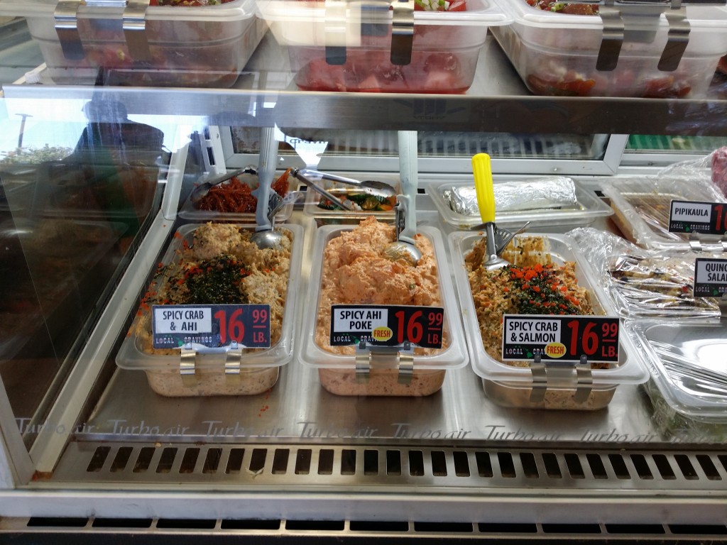 Some of Local Cravings' poke selection